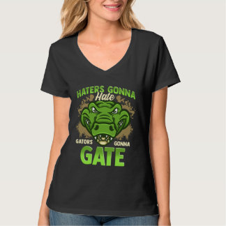 Camiseta Hater Gonna Hate Gators Gonna Gate  Alligator