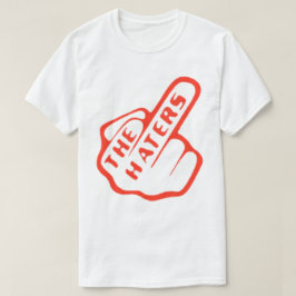 Camiseta Haters Finger Red/White Urban Fashion