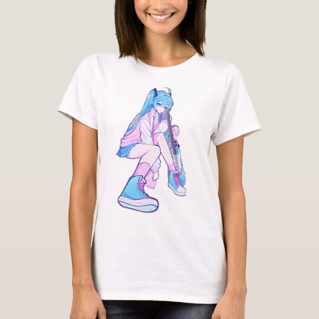 Camiseta Hatsune miku (Anverso)