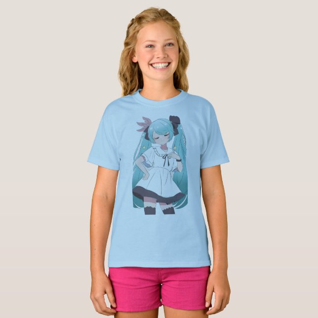 Camiseta Hatsune miku (Anverso completo)