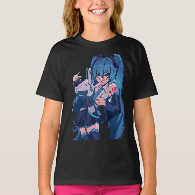 Camiseta Hatsune miku (Anverso)