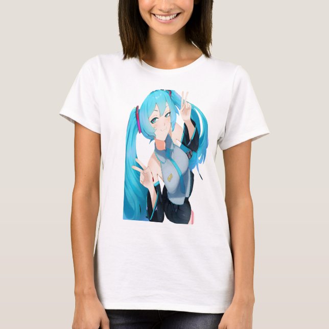 Camiseta Hatsune miku (Anverso)
