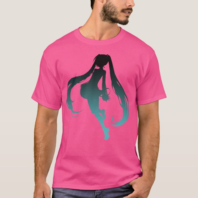 Camiseta Hatsune Miku V3 Shadow Art (Anverso)