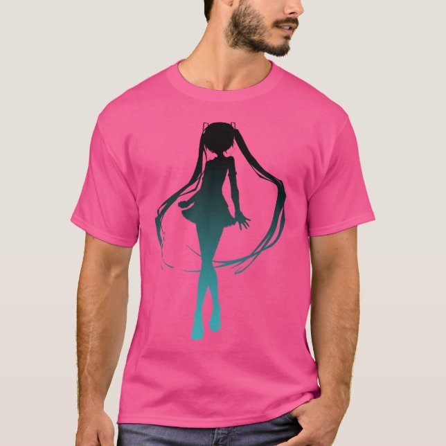 Camiseta Hatsune Miku V4 Shadow Art (V2) (Anverso)