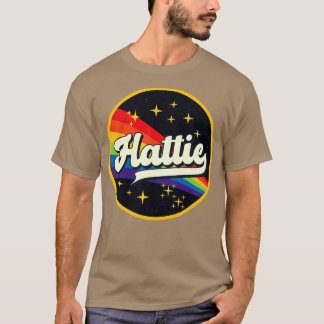 Camiseta Hattie Rainbow en el espacio estilo vintage