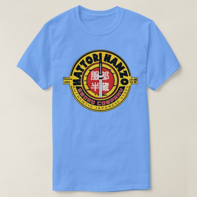 Camiseta Hattori Hanzo Sword Company Vintage japonés Desig (Diseño del anverso)