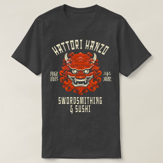 Camiseta Hattori Hanzo Sword Sushi (Diseño del anverso)