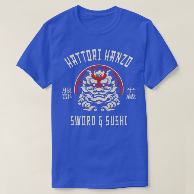 Camiseta Hattori Hanzo Sword Y Sushi 2 (Diseño del anverso)