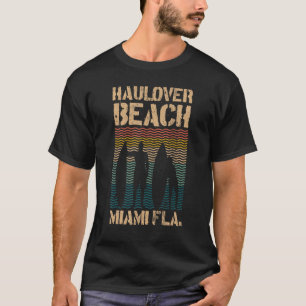 Camiseta Hau Beach Miami Florida Surf Spot Summer Souvenir