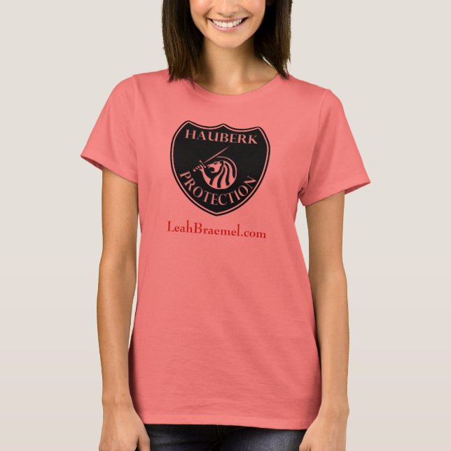 Camiseta Hauberk B&W Shield (Anverso)