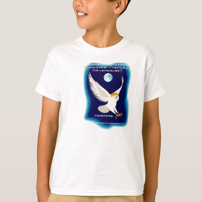 Camiseta "Haudenosaunee - el "pueblo de la Longhouse" (Anverso)