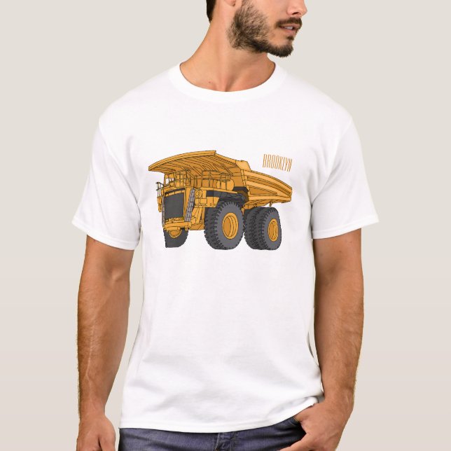 Camiseta Haul truck cartoon illustration  (Anverso)