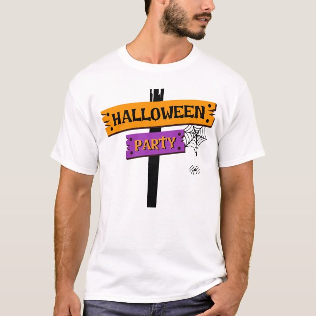 Camiseta Hauned Bash Ultimate Halloween Party Tee (Anverso)