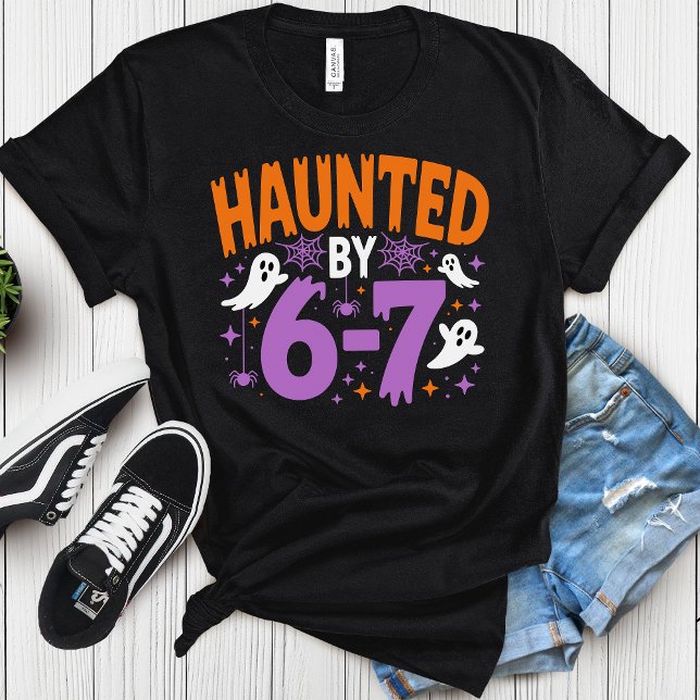 Camiseta Haunted by 6 7 Halloween, funny teacher (Subido por el creador)