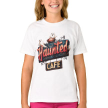 Haunted Cafe Cute Ghost Halloween