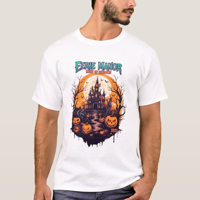 Camiseta Haunted Eerie Manor Jack O’Lantern Tee (Anverso)