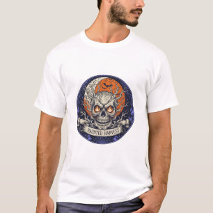 Camiseta Haunted Harvest Halloween Design