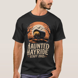 Camiseta Haunted Hayride Staff 2025 Haunted Hayride Crew
