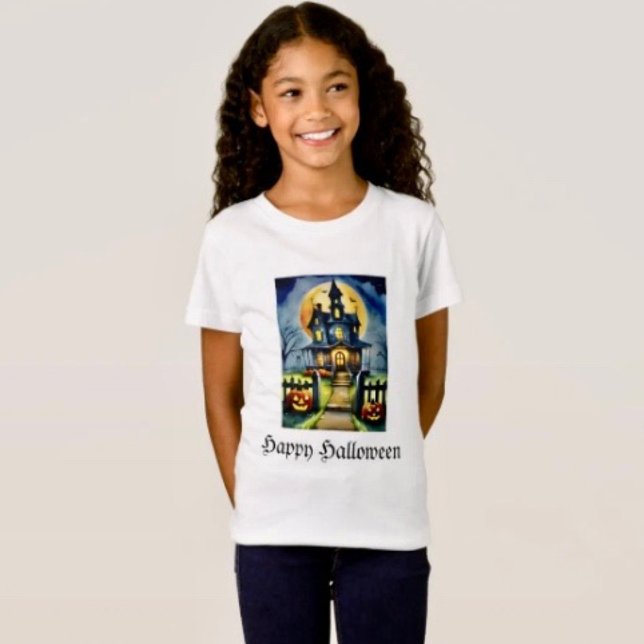 Camiseta Haunted Hollow & Luna  (Comfy tri-blend women’s tee feminine fit, scoop neck, short sleeves, relaxed fit.  
)