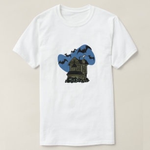 Camiseta Haunted House Bats