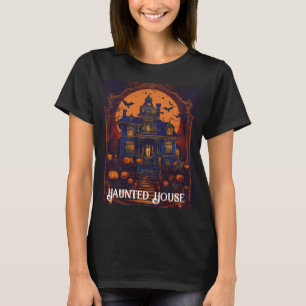 Camiseta Haunted House Vintage Harvest Moon