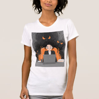 Camiseta “Haunted Office – When Work Feels Like a Nightmare