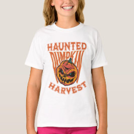 Camiseta Haunted Pumpkin Harvest – Retro Halloween 