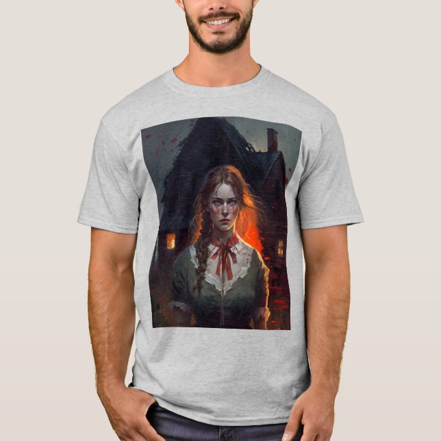 Camiseta Haunting house (Anverso)