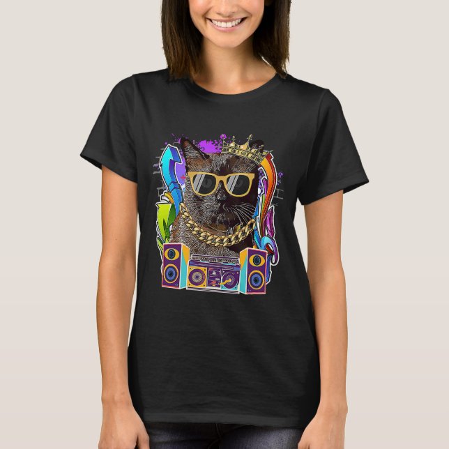 Camiseta Havana Brown Cat Hip Hop 90s Rap Music (Anverso)