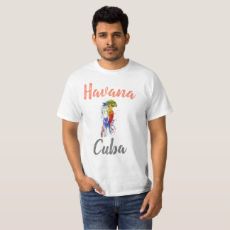 Camiseta havana cuba, loro