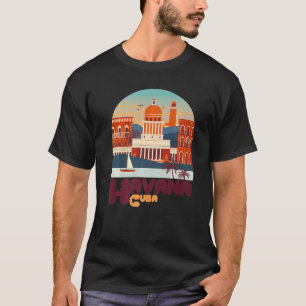 Camiseta Havana Souvenir Cuba City Caribbean Travel Hispani