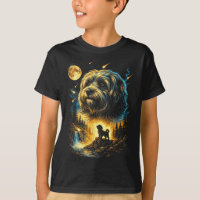 Havanés aullando a la luna vintage 90s perro diver