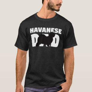 Camiseta Havanés para Padre de Perro Havanés Papá Havanés
