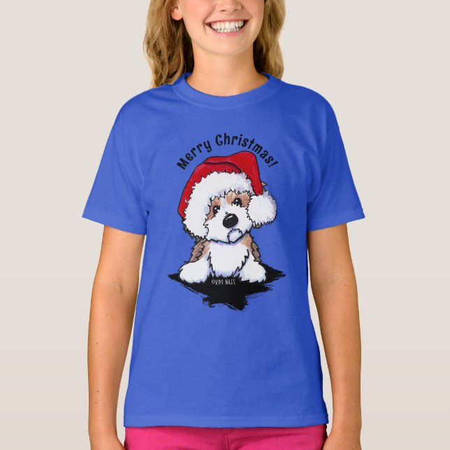 Camiseta Havanese de Navidad (Anverso)