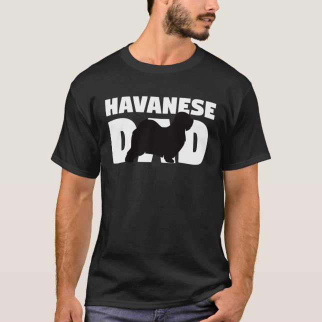 Camiseta Havanese  for Dog Father Havanese Dad  Havanese (Anverso)