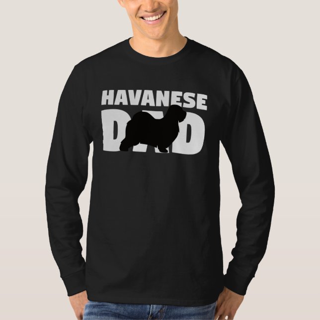 Camiseta Havanese  for Dog Father Havanese Dad  Havanese (Anverso)