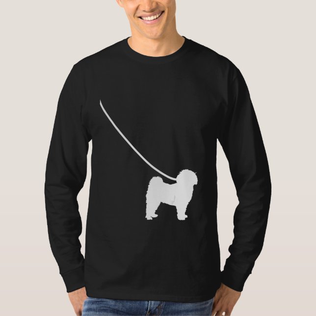 Camiseta Havanese on a Leash Dog  Mom Dad Pet Cute  Puppy (Anverso)