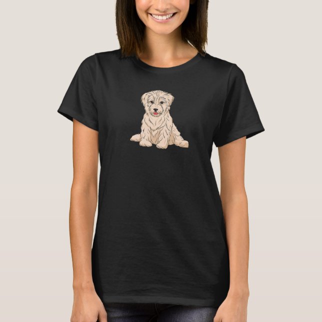 Camiseta Havanese playful and friendly dog (Anverso)