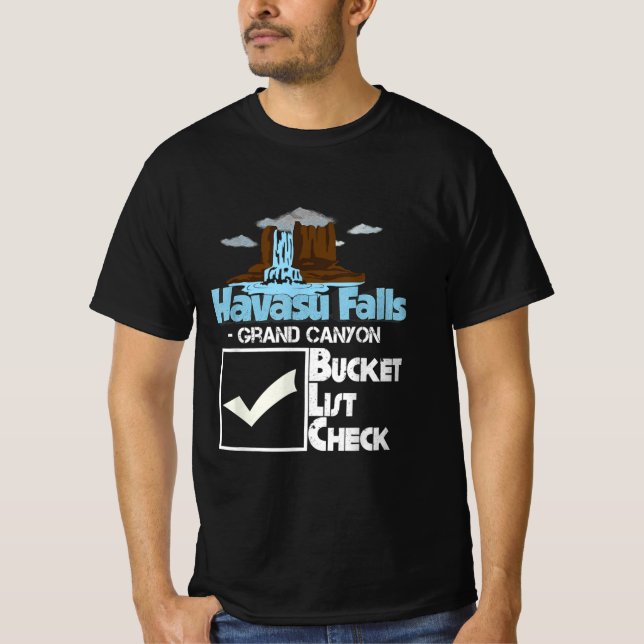 Camiseta HAVASU FALLS Grand Canyon Hiking Souvenir  (Anverso)