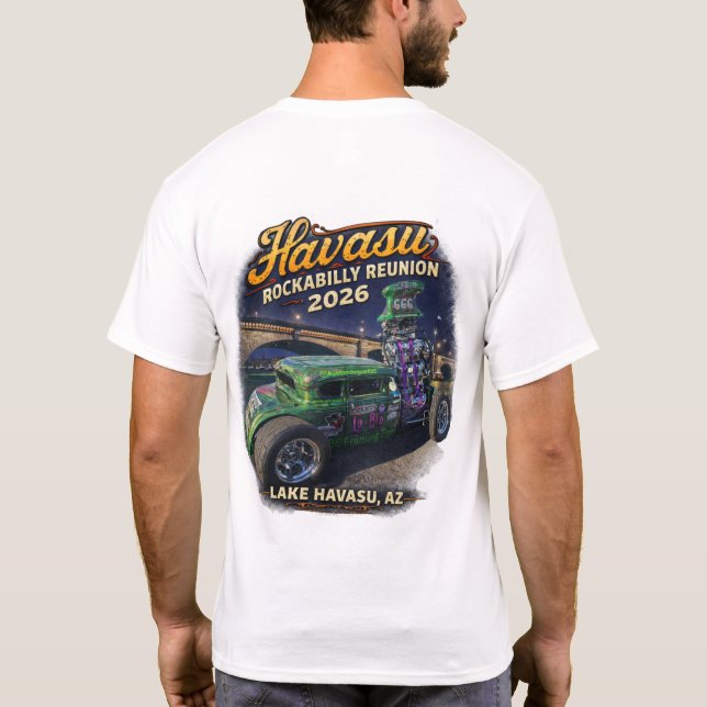 Camiseta Havasu Rockabilly Reunion 2026 (Reverso)
