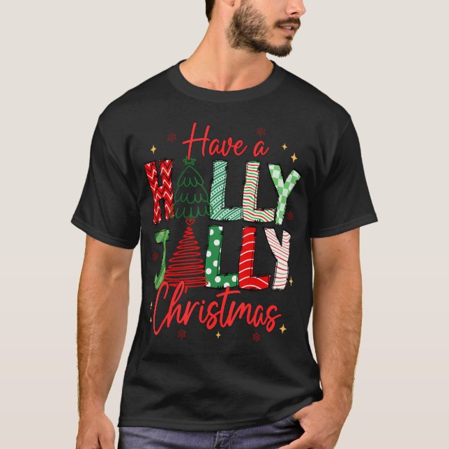 Camiseta Have A Holly Xmas Jolly Christmas Coquette Vibes W (Anverso)