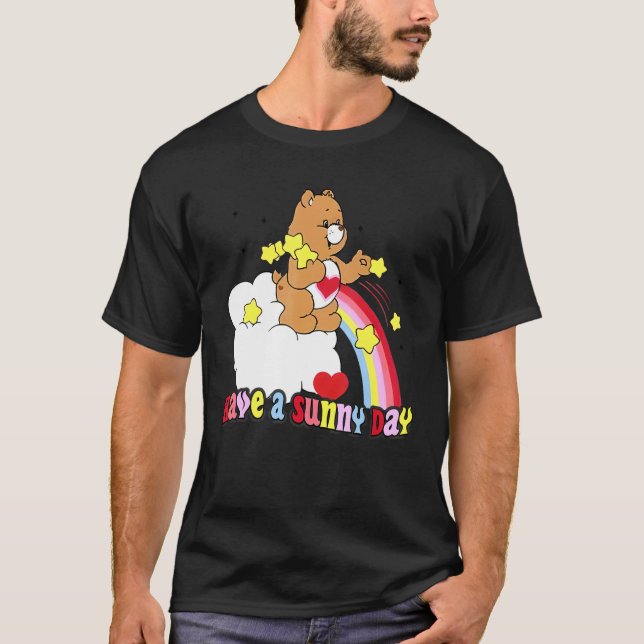 Camiseta Have A Sunny Day Teddy Bear Rainbow (Anverso)