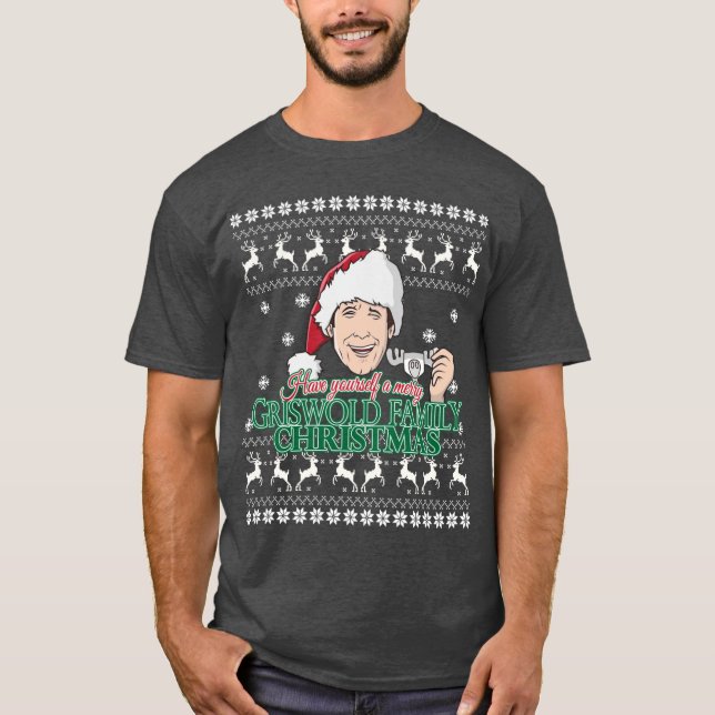 Camiseta Have yours a merry Griswold Family christmas retro (Anverso)