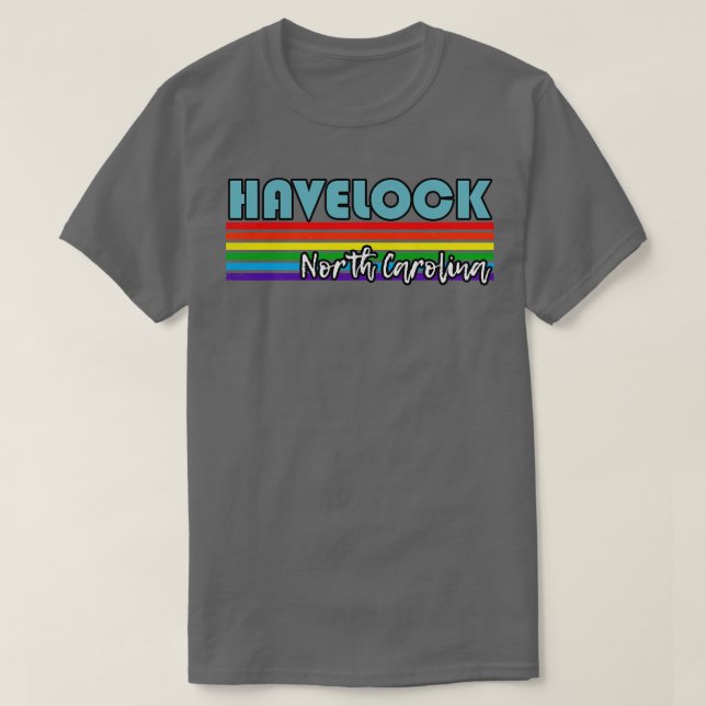 Camiseta Havelock North olina Orgullo Havelock LGB (Diseño del anverso)