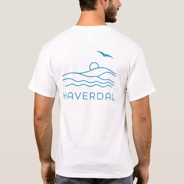 Camiseta Haverdal Suecia Ocean Holiday (Reverso)