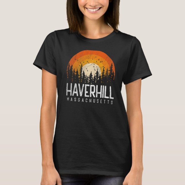 Camiseta Haverhill Massachusetts MAMÁES retro vintage de lo (Anverso)