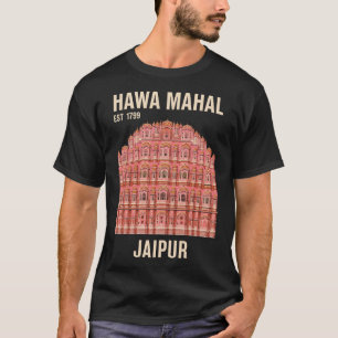 Camiseta Hawa Mahal Jaipur India Póster de viaje vintage Re