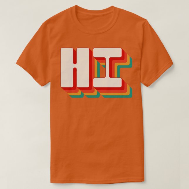 Camiseta Hawái (Diseño del anverso)