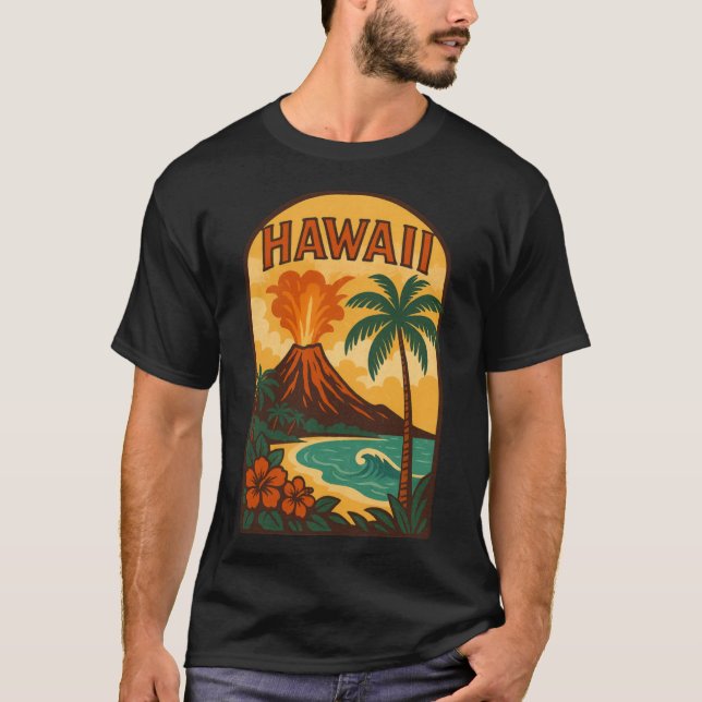 Camiseta Hawái 3 (Anverso)