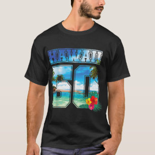 Camiseta Hawái 50.º estado Hawai Hibiscus 50